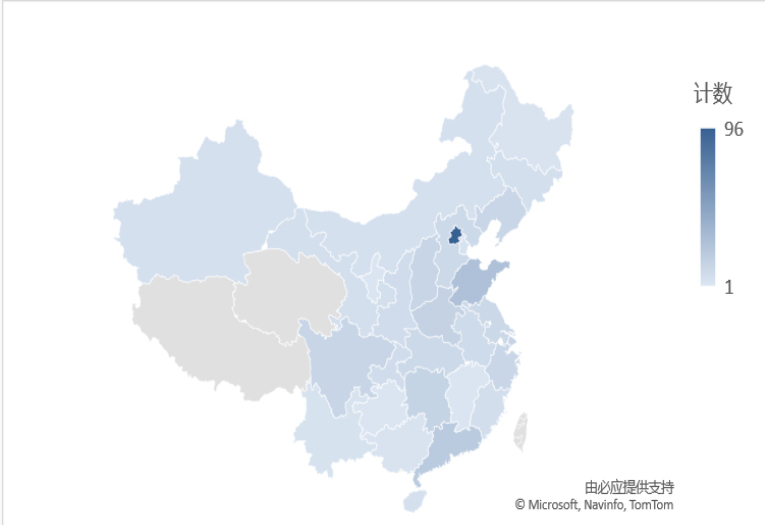 报名地理分布(国内)